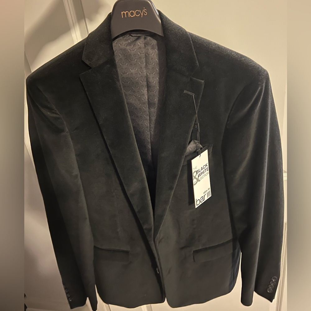 Bar III (Slim Fit) jacket, brand new with tags, 40 Regular.